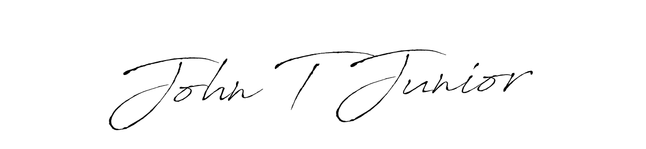 How to Draw John T Junior signature style? Antro_Vectra is a latest design signature styles for name John T Junior. John T Junior signature style 6 images and pictures png