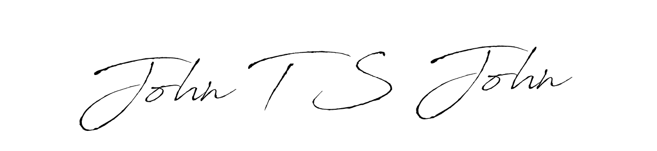 Also we have John T S John name is the best signature style. Create professional handwritten signature collection using Antro_Vectra autograph style. John T S John signature style 6 images and pictures png