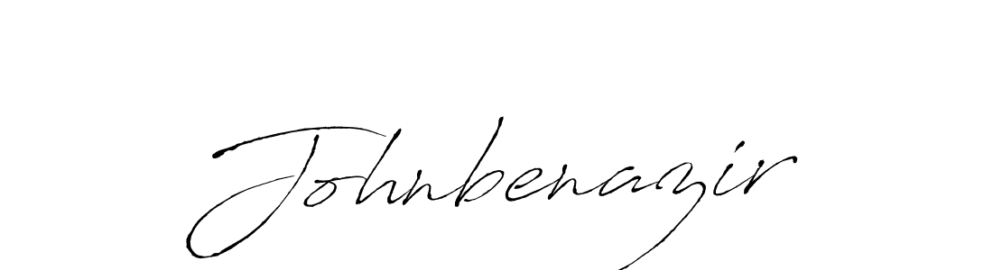 Create a beautiful signature design for name Johnbenazir. With this signature (Antro_Vectra) fonts, you can make a handwritten signature for free. Johnbenazir signature style 6 images and pictures png