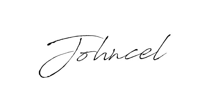 Make a beautiful signature design for name Johncel. Use this online signature maker to create a handwritten signature for free. Johncel signature style 6 images and pictures png