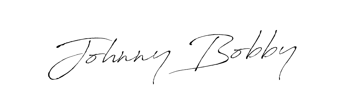 Johnny Bobby stylish signature style. Best Handwritten Sign (Antro_Vectra) for my name. Handwritten Signature Collection Ideas for my name Johnny Bobby. Johnny Bobby signature style 6 images and pictures png