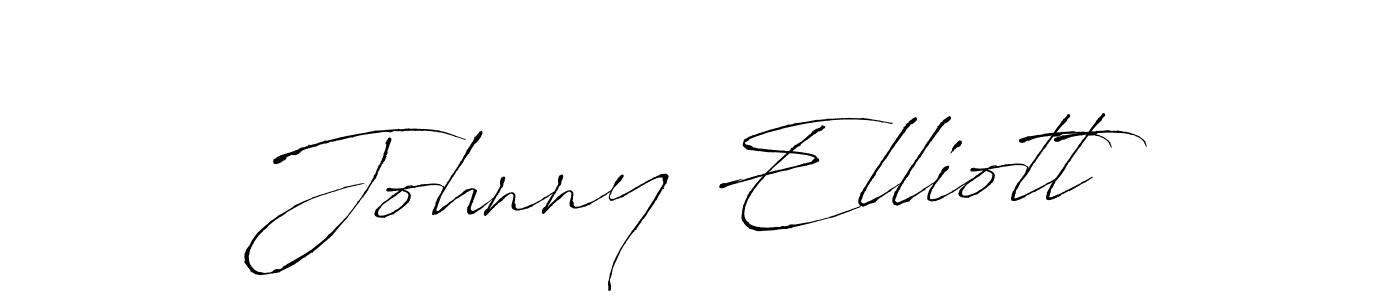 Johnny Elliott stylish signature style. Best Handwritten Sign (Antro_Vectra) for my name. Handwritten Signature Collection Ideas for my name Johnny Elliott. Johnny Elliott signature style 6 images and pictures png