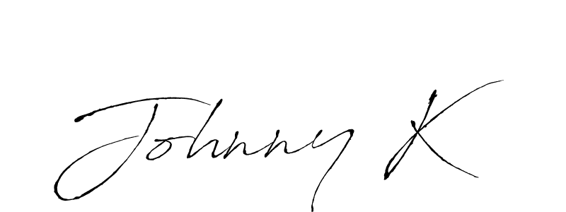 Create a beautiful signature design for name Johnny K. With this signature (Antro_Vectra) fonts, you can make a handwritten signature for free. Johnny K signature style 6 images and pictures png