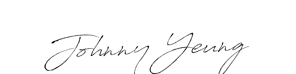 You should practise on your own different ways (Antro_Vectra) to write your name (Johnny Yeung) in signature. don't let someone else do it for you. Johnny Yeung signature style 6 images and pictures png