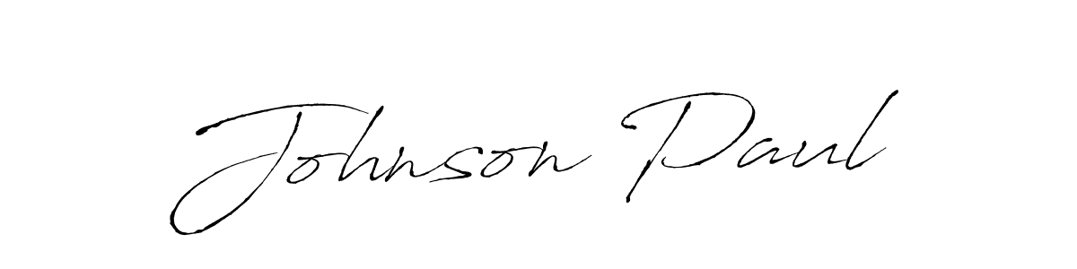 How to make Johnson Paul signature? Antro_Vectra is a professional autograph style. Create handwritten signature for Johnson Paul name. Johnson Paul signature style 6 images and pictures png