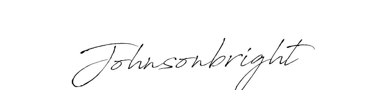 Design your own signature with our free online signature maker. With this signature software, you can create a handwritten (Antro_Vectra) signature for name Johnsonbright. Johnsonbright signature style 6 images and pictures png