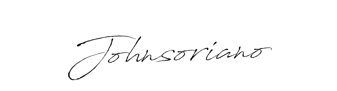 Design your own signature with our free online signature maker. With this signature software, you can create a handwritten (Antro_Vectra) signature for name Johnsoriano. Johnsoriano signature style 6 images and pictures png