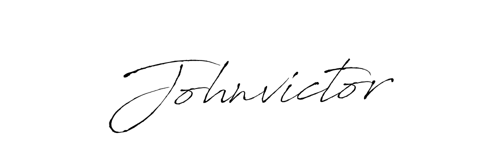 Use a signature maker to create a handwritten signature online. With this signature software, you can design (Antro_Vectra) your own signature for name Johnvictor. Johnvictor signature style 6 images and pictures png