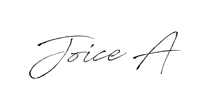 Also we have Joice A name is the best signature style. Create professional handwritten signature collection using Antro_Vectra autograph style. Joice A signature style 6 images and pictures png