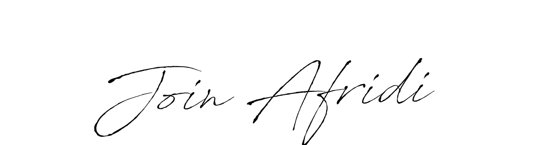 Use a signature maker to create a handwritten signature online. With this signature software, you can design (Antro_Vectra) your own signature for name Join Afridi. Join Afridi signature style 6 images and pictures png