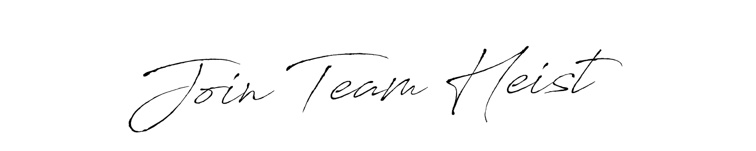 Design your own signature with our free online signature maker. With this signature software, you can create a handwritten (Antro_Vectra) signature for name Join Team Heist. Join Team Heist signature style 6 images and pictures png
