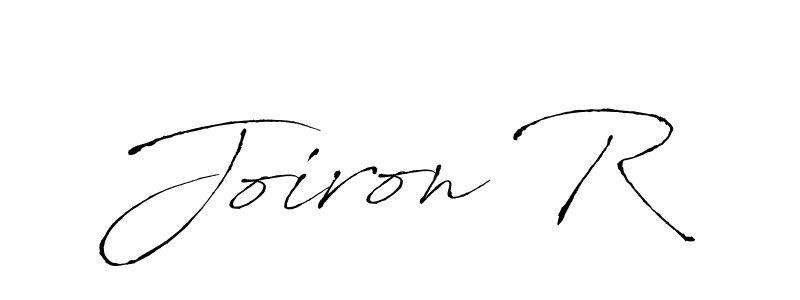 Design your own signature with our free online signature maker. With this signature software, you can create a handwritten (Antro_Vectra) signature for name Joiron R. Joiron R signature style 6 images and pictures png