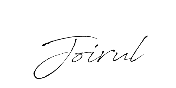 Make a beautiful signature design for name Joirul. With this signature (Antro_Vectra) style, you can create a handwritten signature for free. Joirul signature style 6 images and pictures png