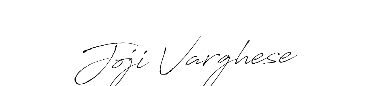 How to make Joji Varghese name signature. Use Antro_Vectra style for creating short signs online. This is the latest handwritten sign. Joji Varghese signature style 6 images and pictures png