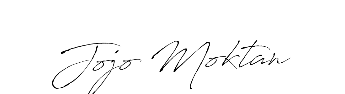 Design your own signature with our free online signature maker. With this signature software, you can create a handwritten (Antro_Vectra) signature for name Jojo Moktan. Jojo Moktan signature style 6 images and pictures png