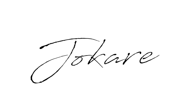 Create a beautiful signature design for name Jokare. With this signature (Antro_Vectra) fonts, you can make a handwritten signature for free. Jokare signature style 6 images and pictures png
