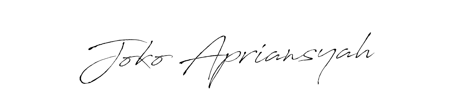 It looks lik you need a new signature style for name Joko Apriansyah. Design unique handwritten (Antro_Vectra) signature with our free signature maker in just a few clicks. Joko Apriansyah signature style 6 images and pictures png