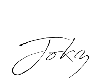 The best way (Antro_Vectra) to make a short signature is to pick only two or three words in your name. The name Jokz include a total of six letters. For converting this name. Jokz signature style 6 images and pictures png
