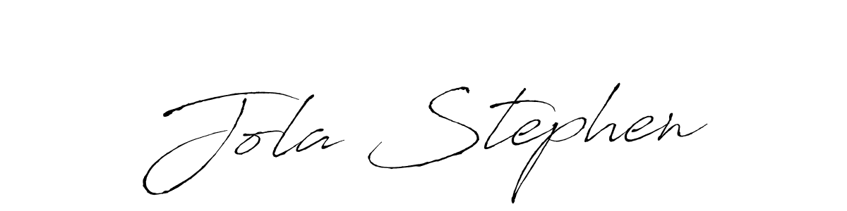You can use this online signature creator to create a handwritten signature for the name Jola Stephen. This is the best online autograph maker. Jola Stephen signature style 6 images and pictures png