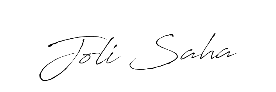 Use a signature maker to create a handwritten signature online. With this signature software, you can design (Antro_Vectra) your own signature for name Joli Saha. Joli Saha signature style 6 images and pictures png