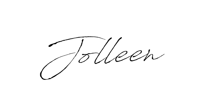 How to make Jolleen signature? Antro_Vectra is a professional autograph style. Create handwritten signature for Jolleen name. Jolleen signature style 6 images and pictures png