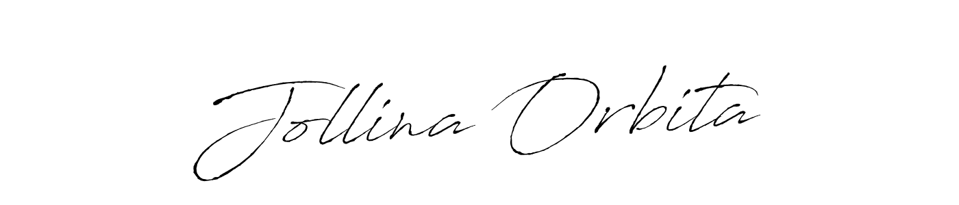 Design your own signature with our free online signature maker. With this signature software, you can create a handwritten (Antro_Vectra) signature for name Jollina Orbita. Jollina Orbita signature style 6 images and pictures png