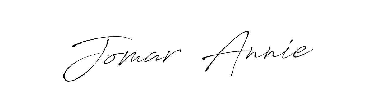 Create a beautiful signature design for name Jomar  Annie. With this signature (Antro_Vectra) fonts, you can make a handwritten signature for free. Jomar  Annie signature style 6 images and pictures png