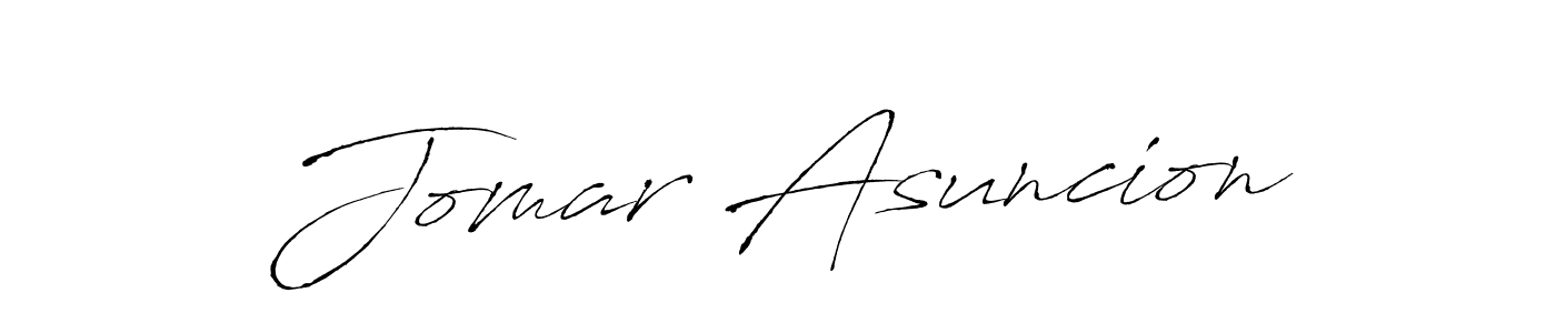 Create a beautiful signature design for name Jomar Asuncion. With this signature (Antro_Vectra) fonts, you can make a handwritten signature for free. Jomar Asuncion signature style 6 images and pictures png