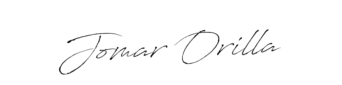 Design your own signature with our free online signature maker. With this signature software, you can create a handwritten (Antro_Vectra) signature for name Jomar Orilla. Jomar Orilla signature style 6 images and pictures png