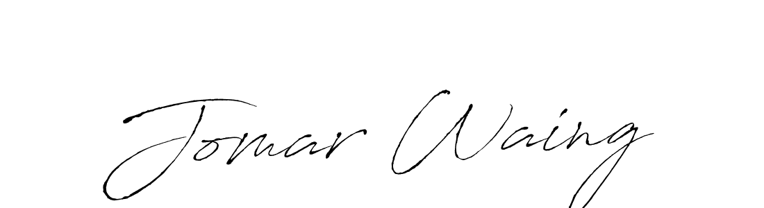 You should practise on your own different ways (Antro_Vectra) to write your name (Jomar Waing) in signature. don't let someone else do it for you. Jomar Waing signature style 6 images and pictures png