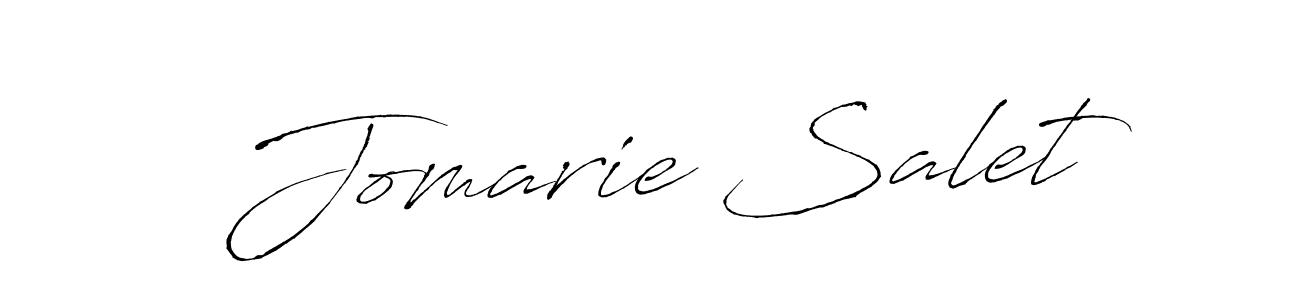 Jomarie Salet stylish signature style. Best Handwritten Sign (Antro_Vectra) for my name. Handwritten Signature Collection Ideas for my name Jomarie Salet. Jomarie Salet signature style 6 images and pictures png