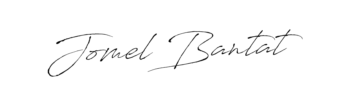 Use a signature maker to create a handwritten signature online. With this signature software, you can design (Antro_Vectra) your own signature for name Jomel Bantat. Jomel Bantat signature style 6 images and pictures png