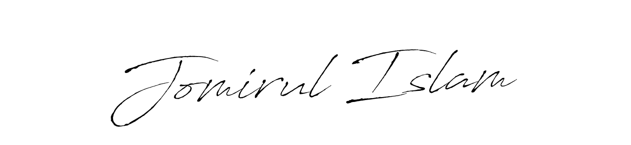 Jomirul Islam stylish signature style. Best Handwritten Sign (Antro_Vectra) for my name. Handwritten Signature Collection Ideas for my name Jomirul Islam. Jomirul Islam signature style 6 images and pictures png