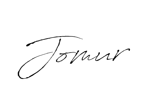 Jomur stylish signature style. Best Handwritten Sign (Antro_Vectra) for my name. Handwritten Signature Collection Ideas for my name Jomur. Jomur signature style 6 images and pictures png