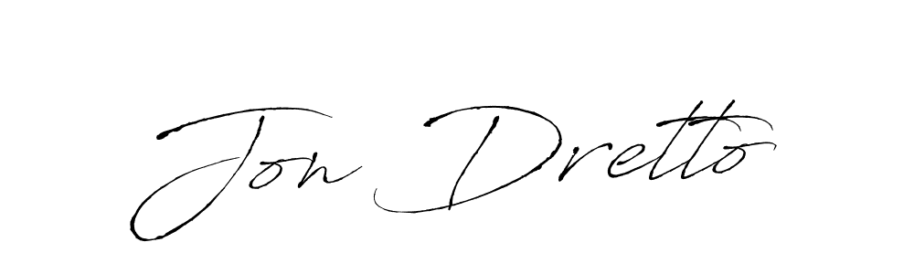 How to make Jon Dretto signature? Antro_Vectra is a professional autograph style. Create handwritten signature for Jon Dretto name. Jon Dretto signature style 6 images and pictures png