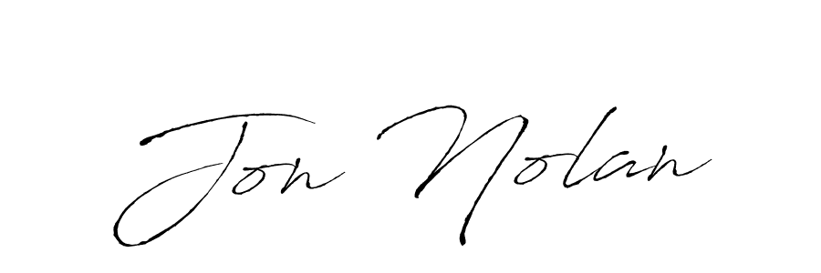 Use a signature maker to create a handwritten signature online. With this signature software, you can design (Antro_Vectra) your own signature for name Jon Nolan. Jon Nolan signature style 6 images and pictures png