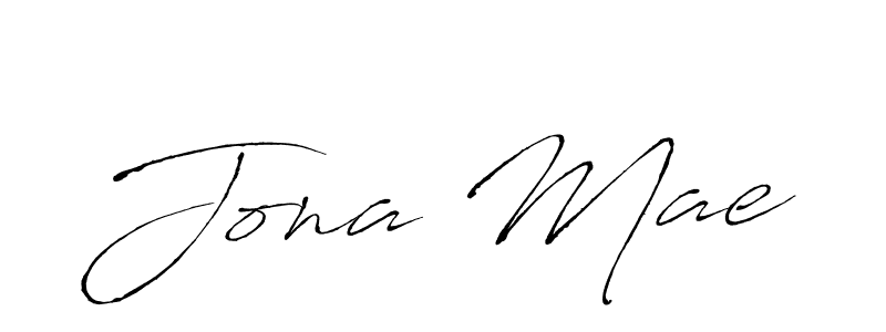 Design your own signature with our free online signature maker. With this signature software, you can create a handwritten (Antro_Vectra) signature for name Jona Mae. Jona Mae signature style 6 images and pictures png