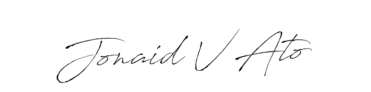 You can use this online signature creator to create a handwritten signature for the name Jonaid V Ato. This is the best online autograph maker. Jonaid V Ato signature style 6 images and pictures png