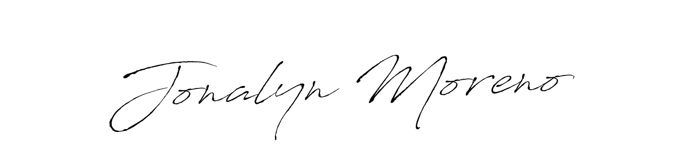 Antro_Vectra is a professional signature style that is perfect for those who want to add a touch of class to their signature. It is also a great choice for those who want to make their signature more unique. Get Jonalyn Moreno name to fancy signature for free. Jonalyn Moreno signature style 6 images and pictures png