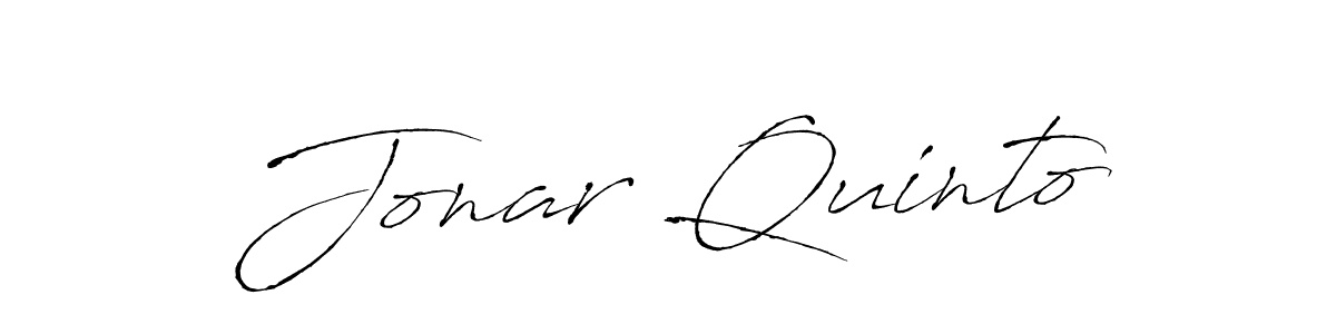 Make a beautiful signature design for name Jonar Quinto. With this signature (Antro_Vectra) style, you can create a handwritten signature for free. Jonar Quinto signature style 6 images and pictures png