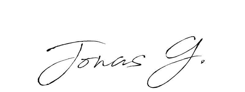 Jonas G. stylish signature style. Best Handwritten Sign (Antro_Vectra) for my name. Handwritten Signature Collection Ideas for my name Jonas G.. Jonas G. signature style 6 images and pictures png