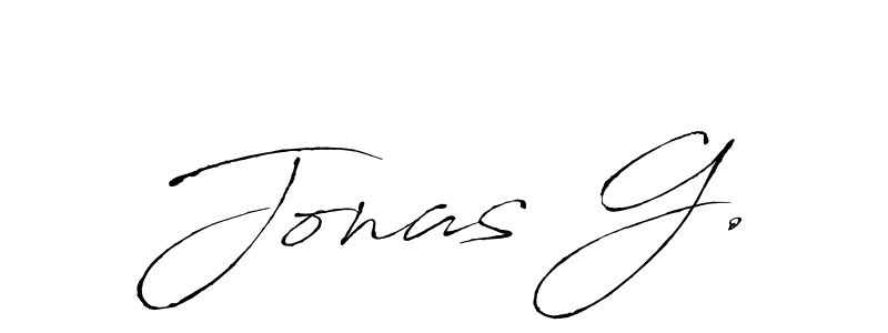 Design your own signature with our free online signature maker. With this signature software, you can create a handwritten (Antro_Vectra) signature for name Jonas G.. Jonas G. signature style 6 images and pictures png