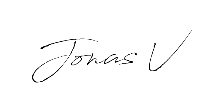 if you are searching for the best signature style for your name Jonas V. so please give up your signature search. here we have designed multiple signature styles  using Antro_Vectra. Jonas V signature style 6 images and pictures png