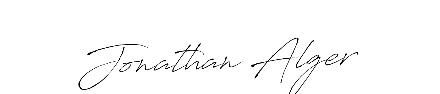 Also You can easily find your signature by using the search form. We will create Jonathan Alger name handwritten signature images for you free of cost using Antro_Vectra sign style. Jonathan Alger signature style 6 images and pictures png