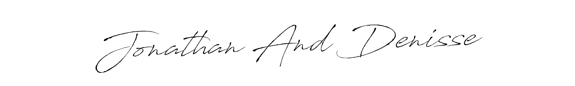 Antro_Vectra is a professional signature style that is perfect for those who want to add a touch of class to their signature. It is also a great choice for those who want to make their signature more unique. Get Jonathan And Denisse name to fancy signature for free. Jonathan And Denisse signature style 6 images and pictures png