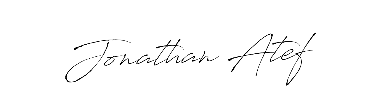 Use a signature maker to create a handwritten signature online. With this signature software, you can design (Antro_Vectra) your own signature for name Jonathan Atef. Jonathan Atef signature style 6 images and pictures png