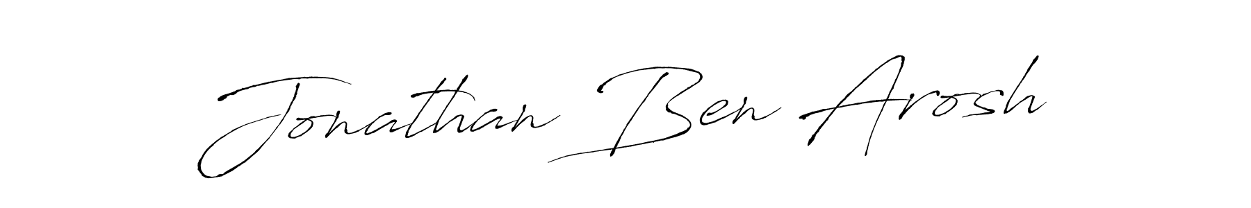 Use a signature maker to create a handwritten signature online. With this signature software, you can design (Antro_Vectra) your own signature for name Jonathan Ben Arosh. Jonathan Ben Arosh signature style 6 images and pictures png