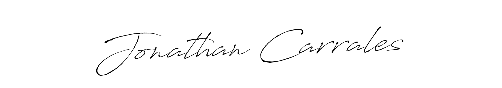 How to make Jonathan Carrales signature? Antro_Vectra is a professional autograph style. Create handwritten signature for Jonathan Carrales name. Jonathan Carrales signature style 6 images and pictures png