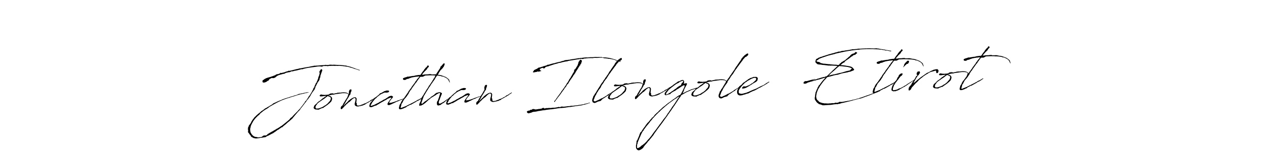 You can use this online signature creator to create a handwritten signature for the name Jonathan Ilongole  Etirot. This is the best online autograph maker. Jonathan Ilongole  Etirot signature style 6 images and pictures png