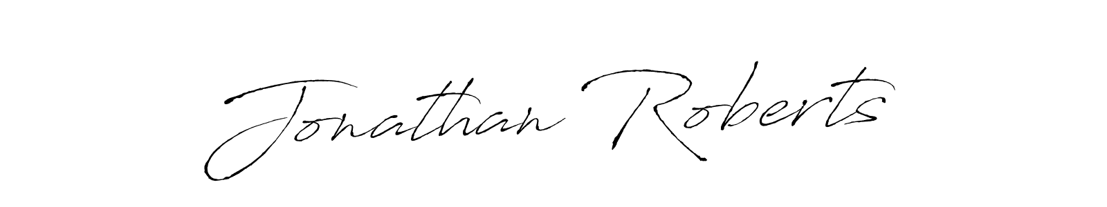 How to make Jonathan Roberts name signature. Use Antro_Vectra style for creating short signs online. This is the latest handwritten sign. Jonathan Roberts signature style 6 images and pictures png